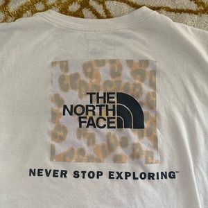 The North Face Leopard Logo Never Stop Exploring Shirt